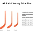 thumbnail image 6 of Mini Ice Hockey Sticks-27''/28''/29'' Left or Right Handed Hockey Stick,Sports Gift for Indoors,Outdoors,Training Ground for Kids,Junior（White,27IN,Left）, 6 of 8