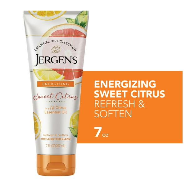 Jergens Hand and Body Lotion, Sweet Citrus Body Butter Moisturizing