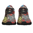 thumbnail image 5 of Puerto Rico Hibiscus Coqui Frog Shoes Sneakers Black Size 6, 5 of 7
