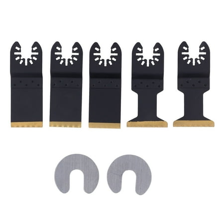 

2024 5Pcs Oscillating Blades Universal Professional Ti Plated Saw Tools Set for Metal Cutting