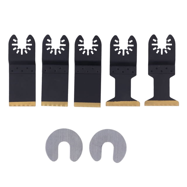 Oubit Oscillating Saw Blades,5Pcs Oscillating Blades Universal Metal Oscillating Blades Oscillating Blade Set Optimal Efficiency