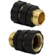 thumbnail image 4 of Conector rápido para manguera de jardín de 3/4 pulgadas, accesorio para manguera de agua macho y hembra, juego de 8, 4 of 5