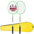 thumbnail image 1 of REGAIL Lightweight Ferroalloy Badminton Racket Set for Teens and Adults - Green, Blue, Yellow, or Red Options - Includes 2 Rackets and Storage Bag, 1 of 6