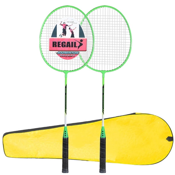 Raqueta de bádminton Raqueta de bádminton de ferroaleación de calidad Raqueta de bádminton ligera y REGAIL Raqueta de badminton