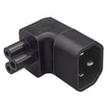 thumbnail image 2 of Adaptador de Corriente Hugo IEC320 C14 a C5 Ángulo Recto PVC, 2 of 7