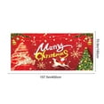 thumbnail image 3 of Hometravel Christmas Garage Door Banner, Large Holiday Yard Door Cover Design, Merry Christmas Porch Backdrop for Outdoor Party, 3 of 5