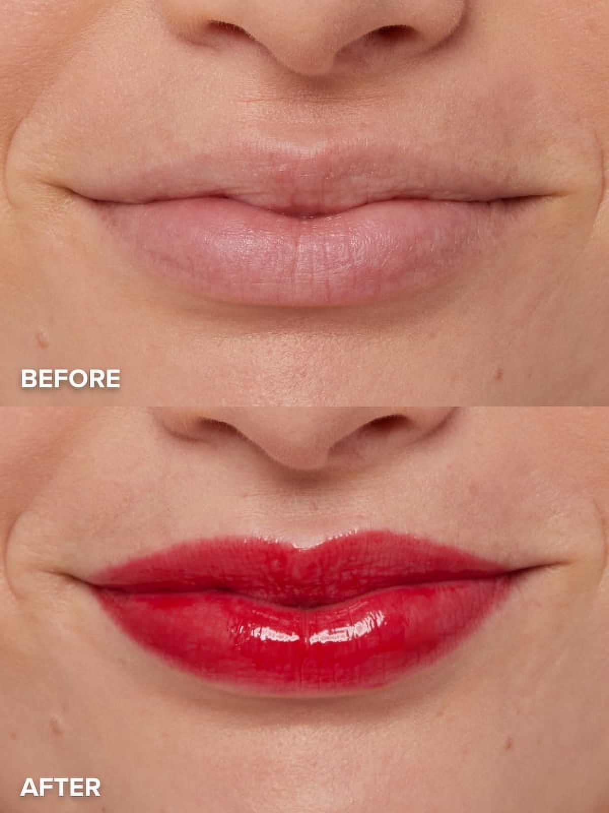 Babe Original Babe Glow Plumping Lip Jelly Lip Gloss with Hyaluronic Acid and Vitamin E, Red Glass