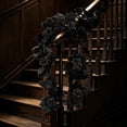 thumbnail image 4 of Hanging Flowers Plant,Black Flexible Bendable Artificial Flower Garland for Halloween Home Livingroom Theme Party Decor, 4 of 8