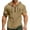Khaki, variant on Men's Lightweight Short Sleeve Hooded T Shirt Breathable Athletic Pullover with Drawstring Casual Summer Sports Tee Mens Summer Lightweight Pullover Tee Shirts