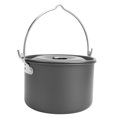 thumbnail image 1 of Hanging Camping Hanging Pot Large Capacity Aluminum Alloy Anti Stick Multifunctional Portable Heat Resistant Campfire Cooking Hanging Pot for Soup Water, 1 of 7