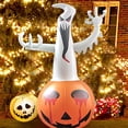 thumbnail image 5 of Halloween Inflatable Ghost Inflatable Pumpkin Decor Ghost Outdoor Decorations Halloween Decorations Halloween Pumpkin Light, 5 of 5