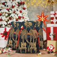 thumbnail image 5 of Fuzoiu Romantic Skeletons Under Moon Print Christmas Gift Bag,Burlap Gift Bag with Drawstring Closure & Hang Tag,Perfect for Holidays, Birthdays, and Special Occasions-Medium, 5 of 7
