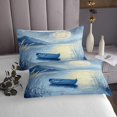 thumbnail image 3 of Erosebridal Nature Lake Coverlet Set Queen, Rustic Farmhouse Lake House Bedding Set, Breathable 3 Pieces, 3 of 5