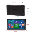 thumbnail image 6 of 9 Inch Touch Screen GPS Navigation With Free Maps 256M+8GB Car Navigator Video Player Rear Camera ,Flexible Double Bracket Installation, 6 of 7