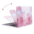 thumbnail image 3 of Mosiso Case for MacBook Pro 13 inch Case M2 2023, 2022, 2021-2016 A2338 M1 A2251 A2289 A2159 A1989 A1708 A1706, Plastic Pattern Hard Shell Case&Keyboard Cover&Screen Protector, Water Color Peony, 3 of 4