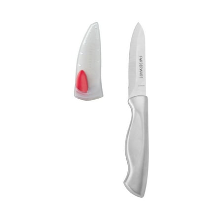 Farberware Edgekeeper Classic 3.5-inch Stainless Steel Paring Knife with Self-Sharpening Sleeve