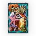 thumbnail image 3 of Pawleys Island, South Carolina, Sea Shells (12x18 Wall Art Poster, Room Decor), 3 of 3