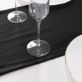thumbnail image 3 of Efavormart BLACK Premium Polyester Table Top Runner For Weddings Birthday Party Banquets Decor Fit Rectangle and Round Table, 3 of 10