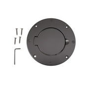 Rugged Ridge by RealTruck Gas Cap Door for Wrangler TJ | Non-Locking, Black | 11425.02 | Compatible with 1997-2006 Jeep Wrangler TJ