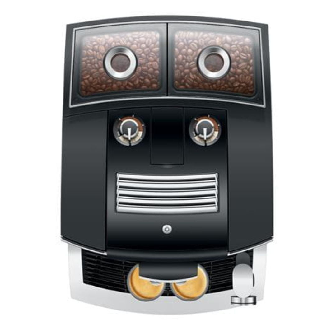 Jura J8 Twin Superautomatic Espresso Machine | 31 Recipes | Diamond Black | 15658