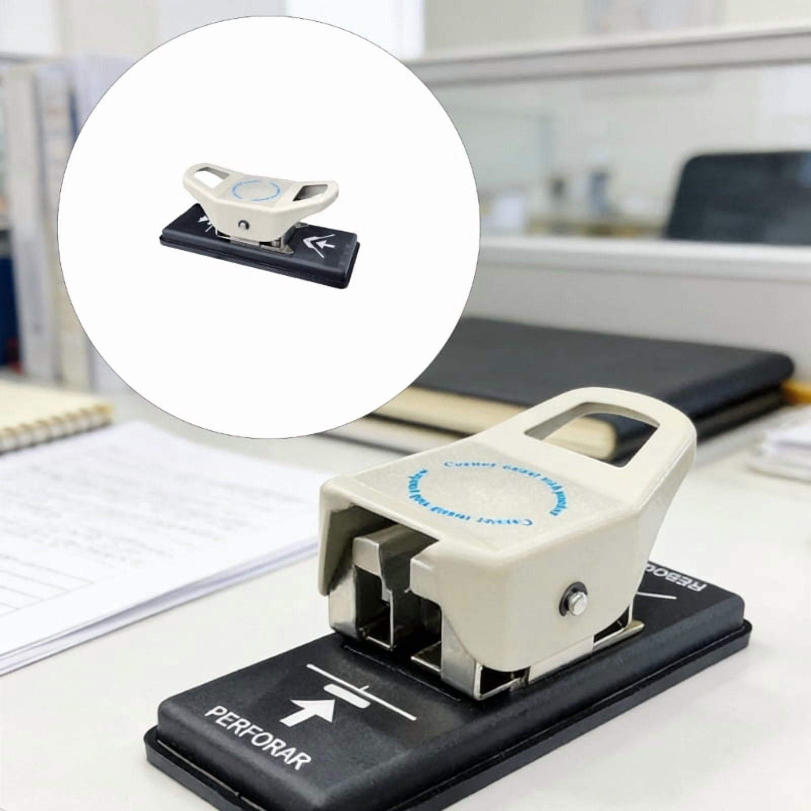 Zecic 2 In 1 Manual Double Use Slot Flat Hole Puncher Corner Round With Puncher Corner Cutter for PVC Card Photo Paper
