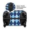 thumbnail image 4 of Naloa Blue Squares Elastic Suitcase Protector, Travel Suitcase Protector Cover Fits 18-32in Suitcase - X-Large, 4 of 9
