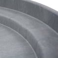 thumbnail image 4 of Heavy Duty Plastic Drum Dolly for 30-55 Gallon Barrels - 900 lb Capacity Barrel Cart with 5 Swivel Casters, Gray, 24.2x24.2x7.5 inches, 4 of 9
