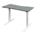thumbnail image 2 of Hix Metal Adjustable Height Desk, Small, Gray, 2 of 5