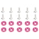 thumbnail image 2 of 10 tornillos hexagonales para coche guardabarros parachoques motor pernos cóncavos arandelas (rosa) Ndcxsfigh Accesorios para autos y motos, 2 of 6