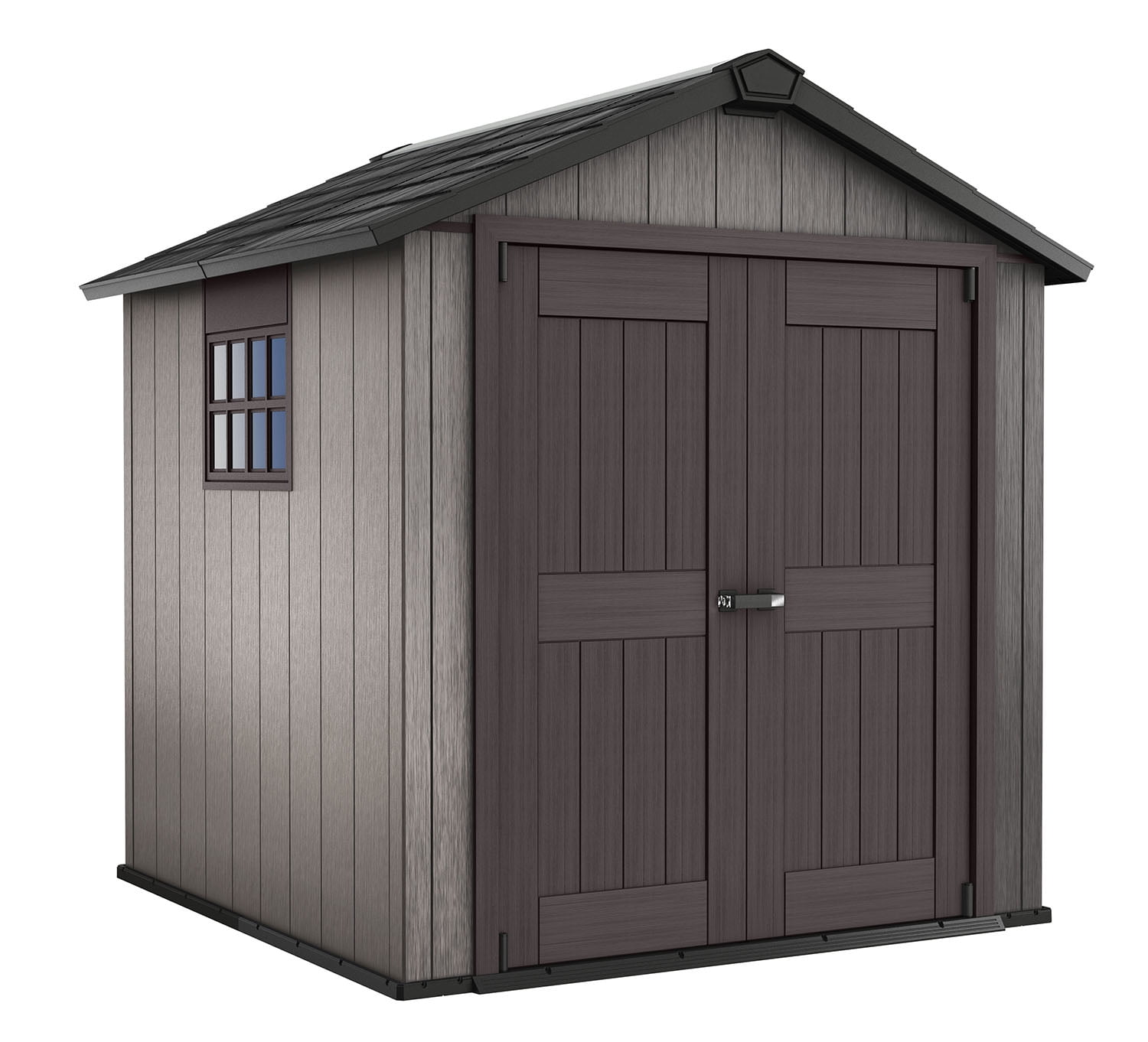 keter storage shed Shed keter storage garden outdoor sheds manor vertical grey ft resin plastic 4×3