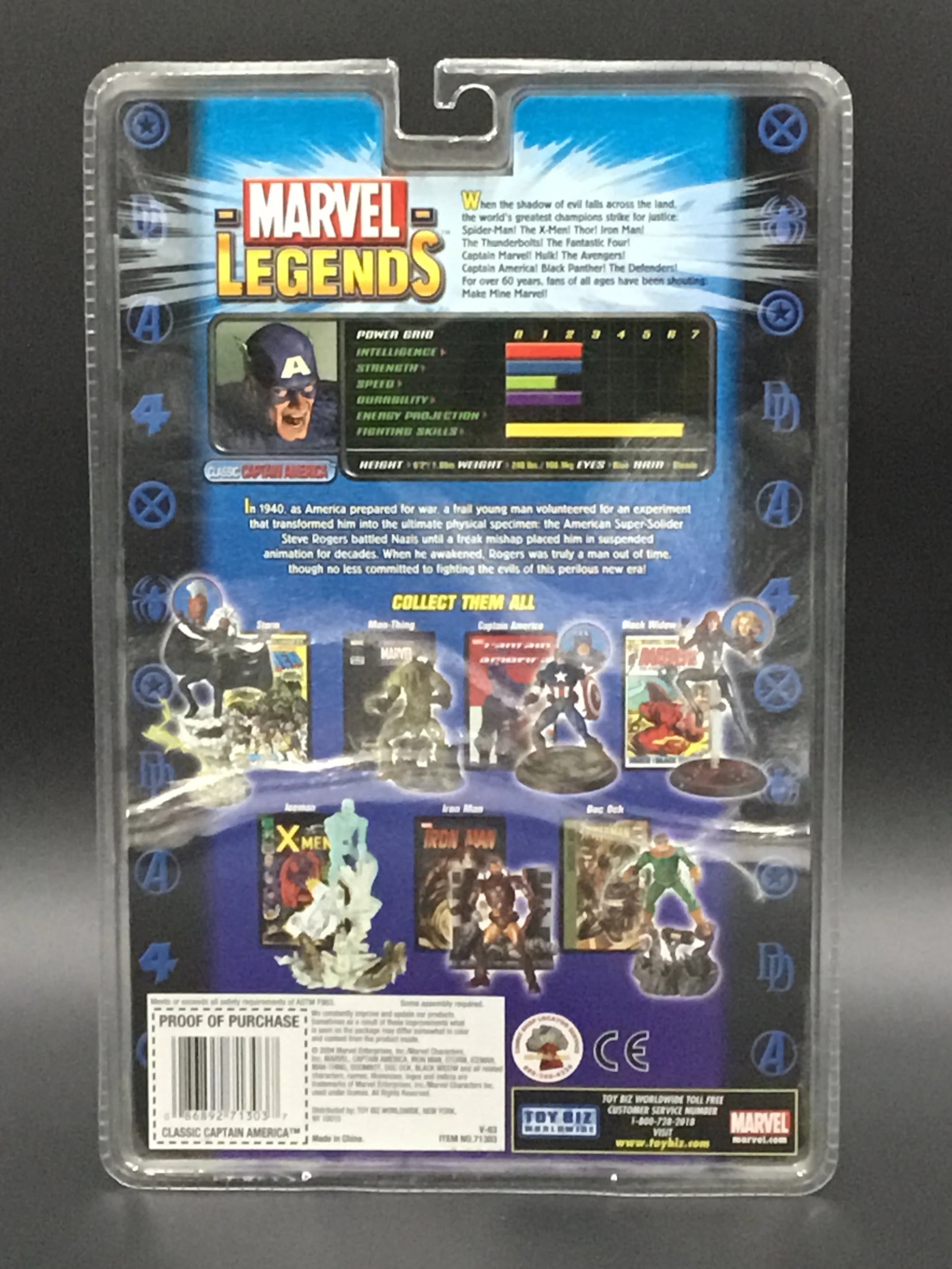 Marvel Series 8 Captain America Action Figure [Classic Variant]