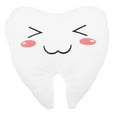 thumbnail image 1 of Tooth Hugging Pillow Tooth Shape Cotton Toy Throw Pillow Decorative Pillow, 1 of 9