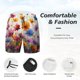 thumbnail image 3 of Fotbe Colorful Wildflower Meadow Traje de Baño para Hombre – Shorts de Natación de Secado Rápido con Forro y Bolsillos-X-Large, 3 of 6