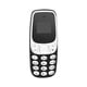thumbnail image 1 of Teléfono móvil Teléfono GSM Teléfono móvil Red 2G Recargable Tarjeta SIM dual Teléfono Reproductor de música, Negro Blanco seitruly EL2669-03B, 1 of 2