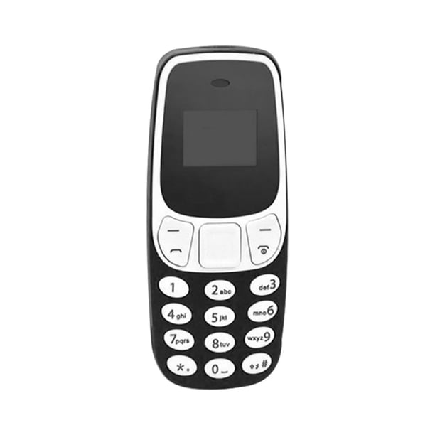 Teléfono móvil Teléfono GSM Teléfono móvil Red 2G Recargable Tarjeta SIM dual Teléfono Reproductor de música, Negro Blanco seitruly EL2669-03B