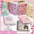 thumbnail image 2 of Cuaderno de Hello Kitty A6 Kawaii, diario, diario, planificador semanal, organizador de horarios, escuela, estudiante, papelería, Oficina, 2 of 4
