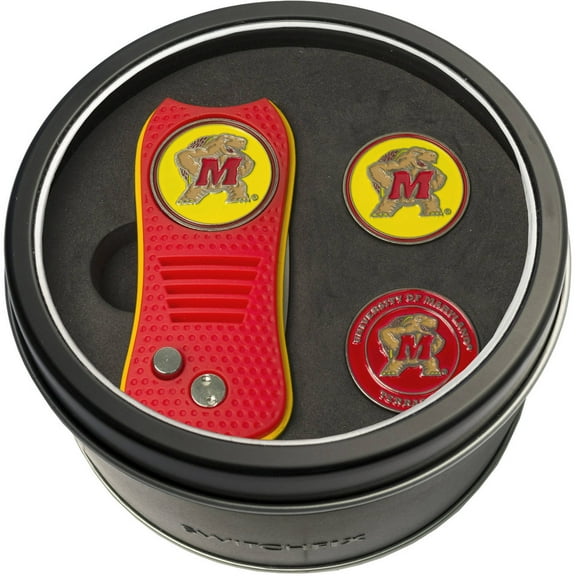 Team Golf NCAA Tin Gift Set with Switchfix Divot Tool and 2 Ball Markers