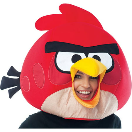 Angry Birds Adult Halloween Mask, Red