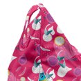 thumbnail image 5 of Fruits Lounger Chair Bag, Slices of Dragon Fruits and Leaves Tropical Pitaya and Polka Dots, High Capacity Storage with Handle Container, Lounger Size, Magenta Teal, by Ambesonne, 5 of 5