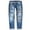 Sky Blue, variant on Fashion Womens Jeans Distressed Ladies Jeans Boyfriend Jeans for Women Trendy Patchwork Denim Pants Straight Leg Jeggings Stretch
