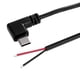 thumbnail image 5 of Cable de alimentación USB C de 2 pines con conector flexible, cable desnudo de 22 AWG, compatible con carga de 5 V y 3 A., 5 of 5