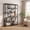 Black, variant on Fnova 69" Industrial Storage Shelf Unit, 6-Tier Staggered Etagere Bookcase Display for Living Room Bedroom Home Office