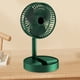thumbnail image 3 of Ventilador eléctrico silencioso, aire acondicionado plegable, ventilador de refrigeración, recargable por USB, 3 velocidades, 3 of 9