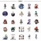 thumbnail image 4 of 50Packs Genshin Impact Merch Stickers for AdultsWaterproof for DecalsLaptop Hydro Flask Water Bottle Car Cup Computer Guitar Skateboard Luggage Bike B, 4 of 4