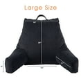 thumbnail image 4 of Cheer Collection Backrest Reading Pillow - Plush Fiber Filled TV and Gaming Pillow with Armrest, 4 of 5