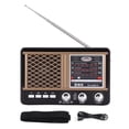 thumbnail image 2 of Radio solar de emergencia con manivela, radio meteorológica de emergencia a batería Radio solar de emergencia con manivela Características mejoradas de la radio solar de emergencia, 2 of 9