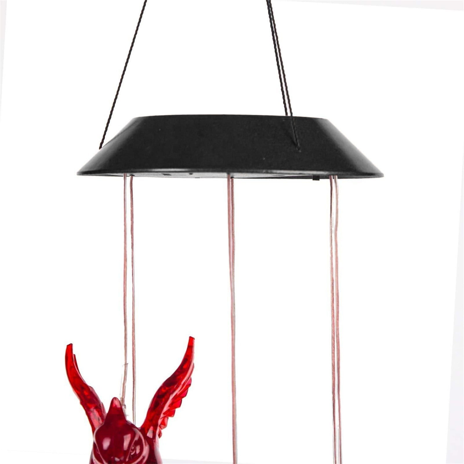 2 Packs Solar Wind Chime Lights Outdoor Hanging Decoration with Color Changing LED for Garden Patio Yard Home Decor Waterproof Solar Powered Chimes