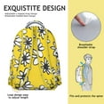 thumbnail image 5 of "Women's Floral Backpack with Sunflower Print - Roomy Wildflower Patterned School Backpack for College, Durable Bookbag with Padded Straps and Laptop Compartment", 5 of 6