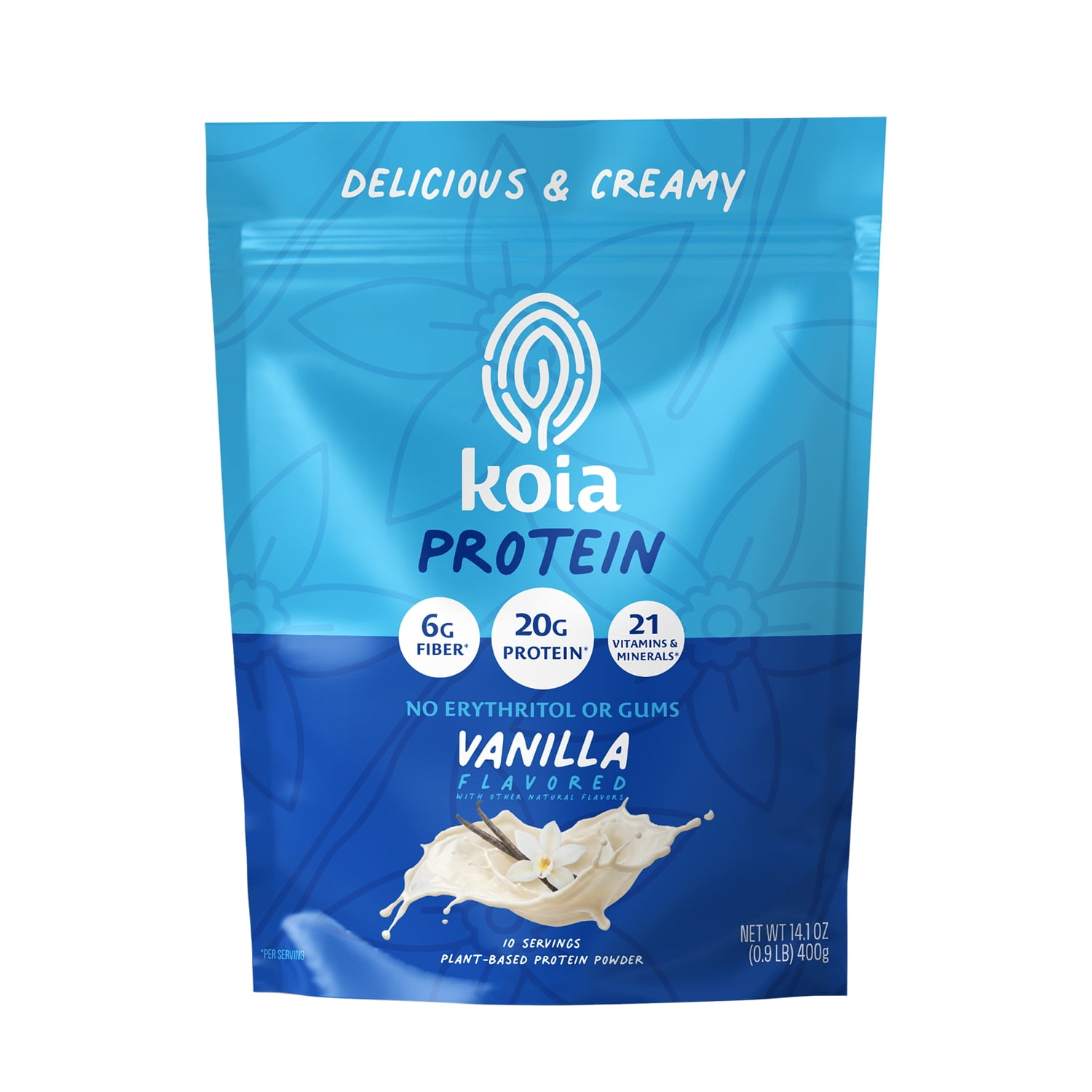 Koia Vanilla Protein Powders with 20g Plant-Based Protein