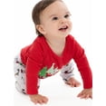 thumbnail image 5 of Snoopy Baby Boys Christmas Graphic Bodysuit and Jogger Pants Set, 2-Piece, Sizes 0M-12M, 5 of 6